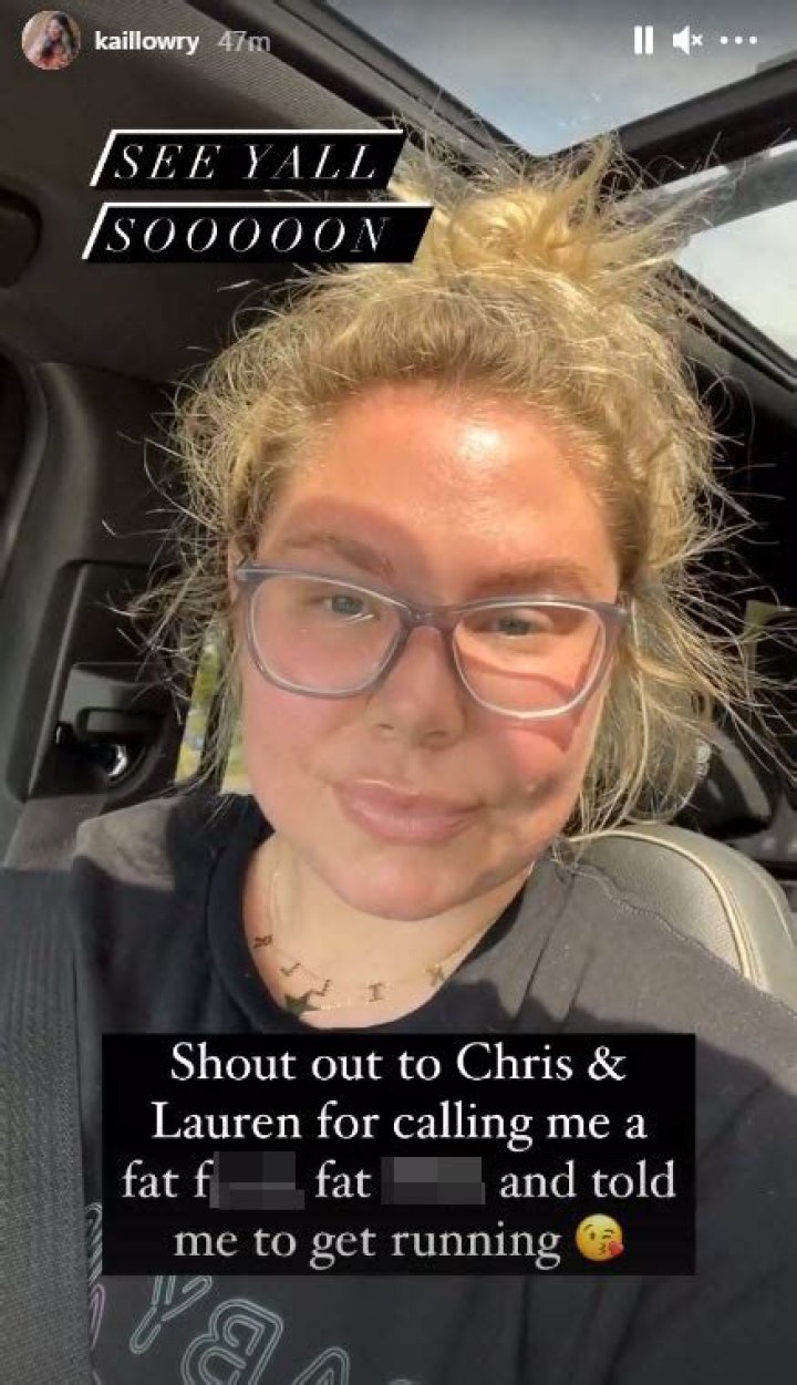 Kailyn claimed Lauren called her a 'fat f**k'