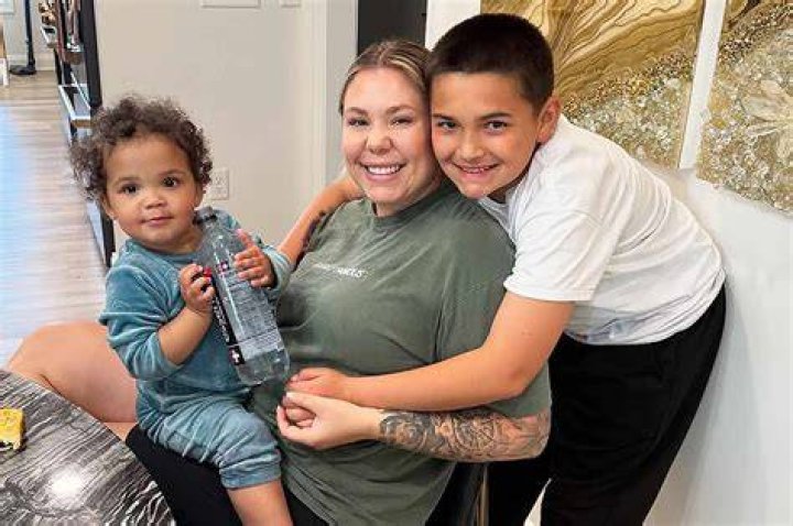 Kailyn Lowry pictured with her four sons