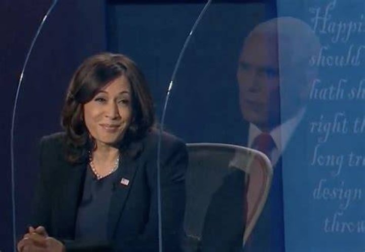 Kamala Harris was debating Pence tonight for the coming presidential election