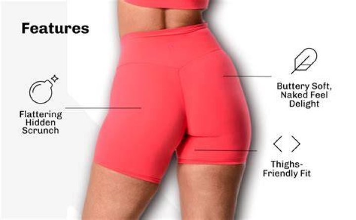 Kamo Fitness High Waist Athletic Yoga Shorts (Butter Blue)