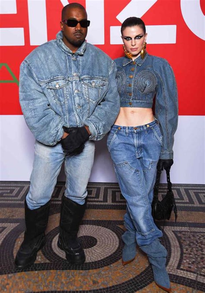 Kanye West and Julia posed together at an event in January 2022