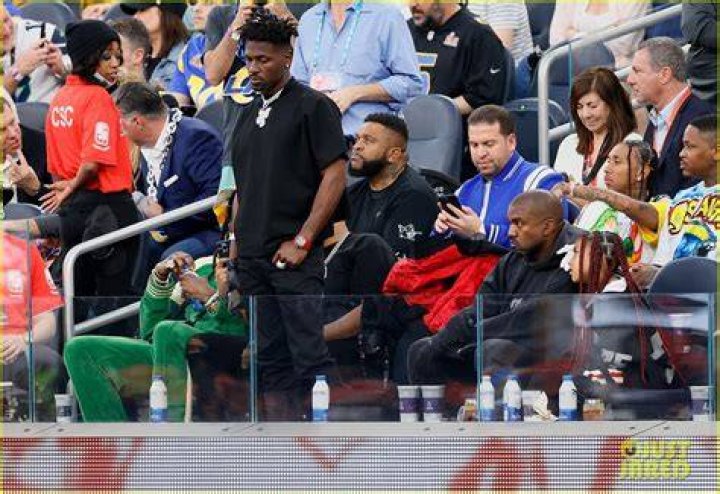 Kanye West Attends Super Bowl With North Amid Kim Kardashian Pete Davidson Drama