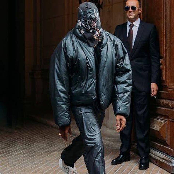 Kanye wore a mask at the grand opening of the 424 store