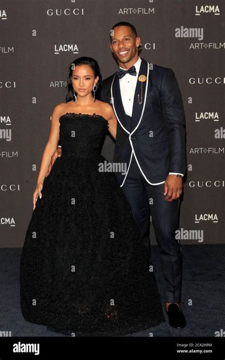 Karrueche and Victor Cruz
