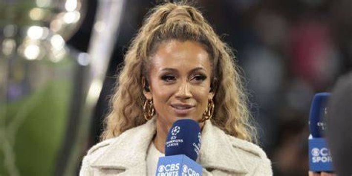 Kate Abdo was quizzed about her mystery man on CBS