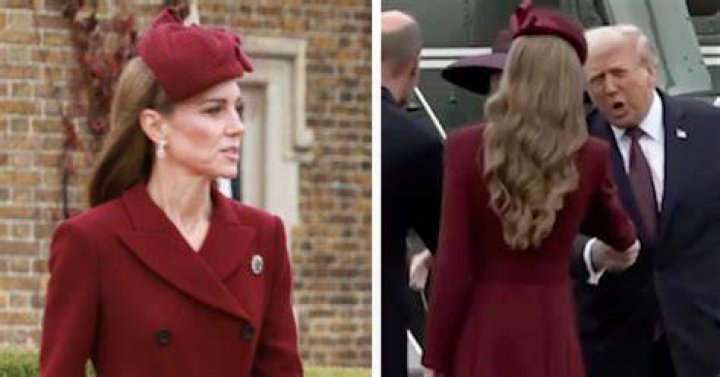  Kate Middleton stunned in his beautiful white and gold gown