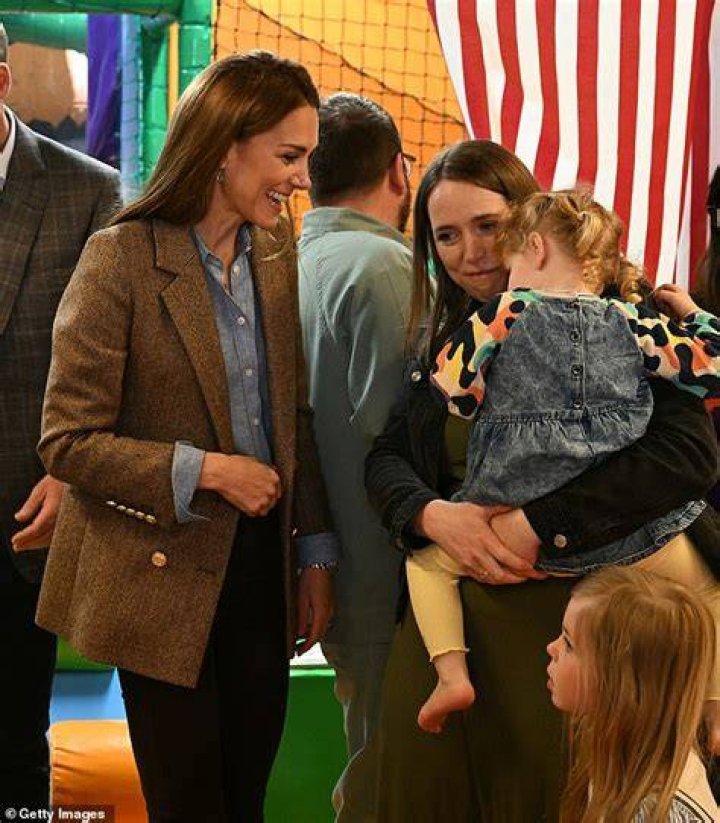 Kate smiled as she chatted to retired mental health nurse Brenda