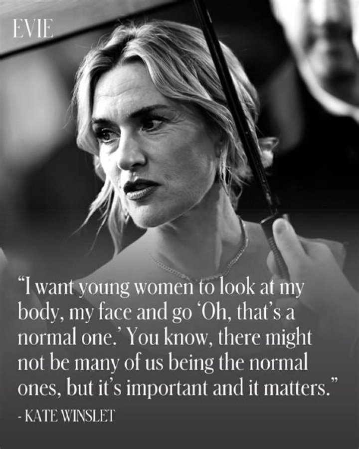 Kate Winslet Wants Women To Embrace Their Beauty in Their 40s white blazer