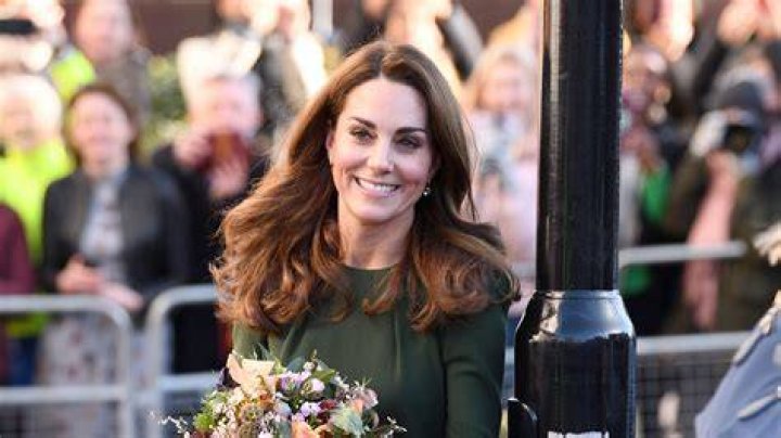  Kate wore this elegant forest-green gown by the designer Jenny Packham in 2018