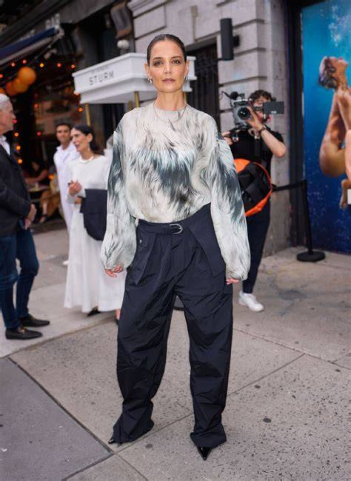 Katie Holmes in NYC on December 20, 2023.