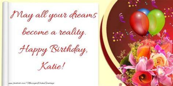 Katie posted birthday messages for Princess and Junior