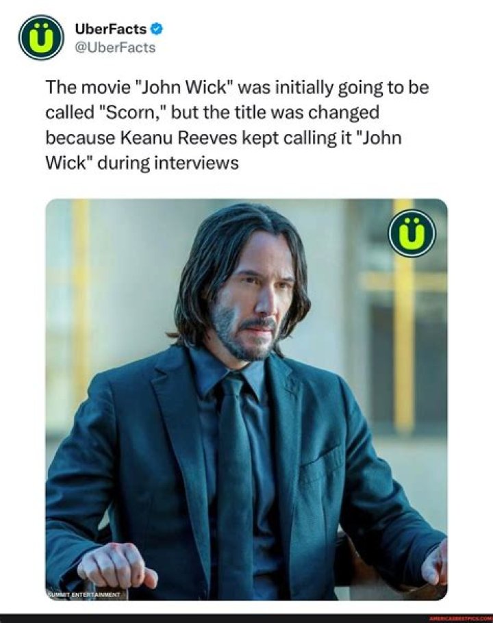 Keanu Reeves Kept Calling John Wick the Wrong Name