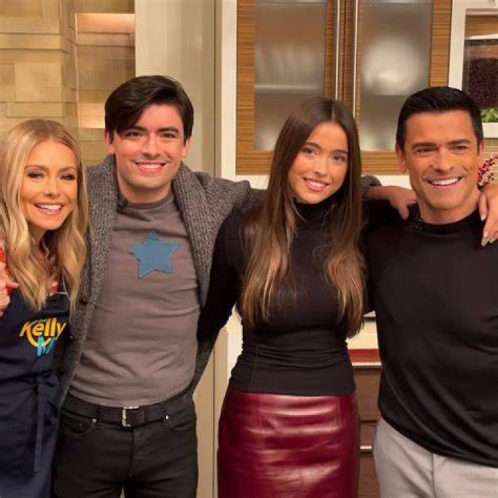 Kelly Ripa tried on her daughter Lola's clothes as she took part in a popular TikTok trend