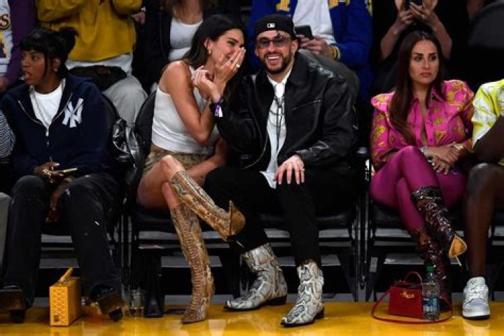 Kendall with Bad Bunny at an event in September 2023- fans believe they have reunited