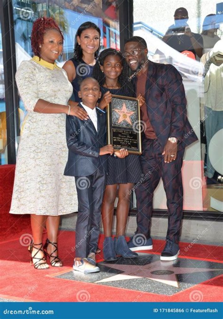 Kevin Hart Torrei Hart Eniko Parrish Hendrix and Heaven