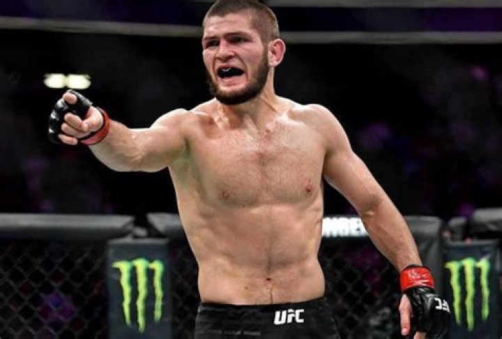 Khabib grew up in this house in Sildi with his 15 brothers and cousins, father and his mum