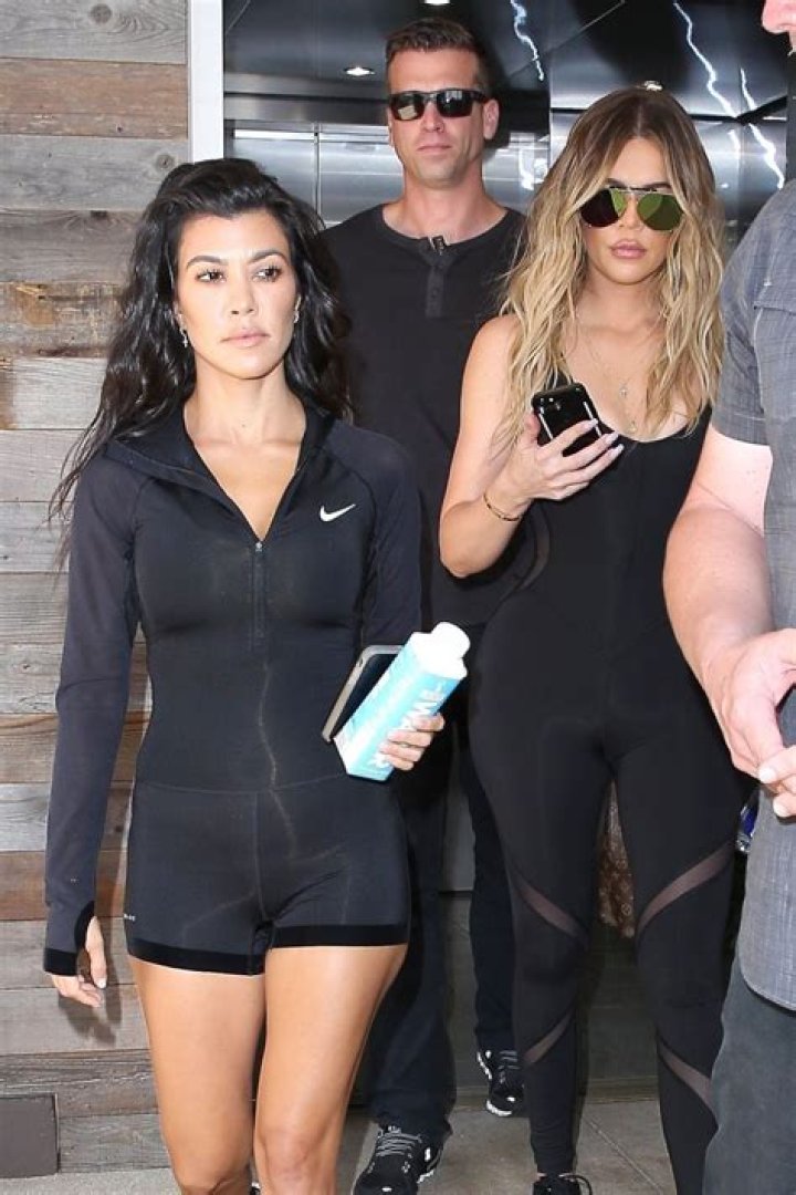Khloe and Kourtney Kardashian