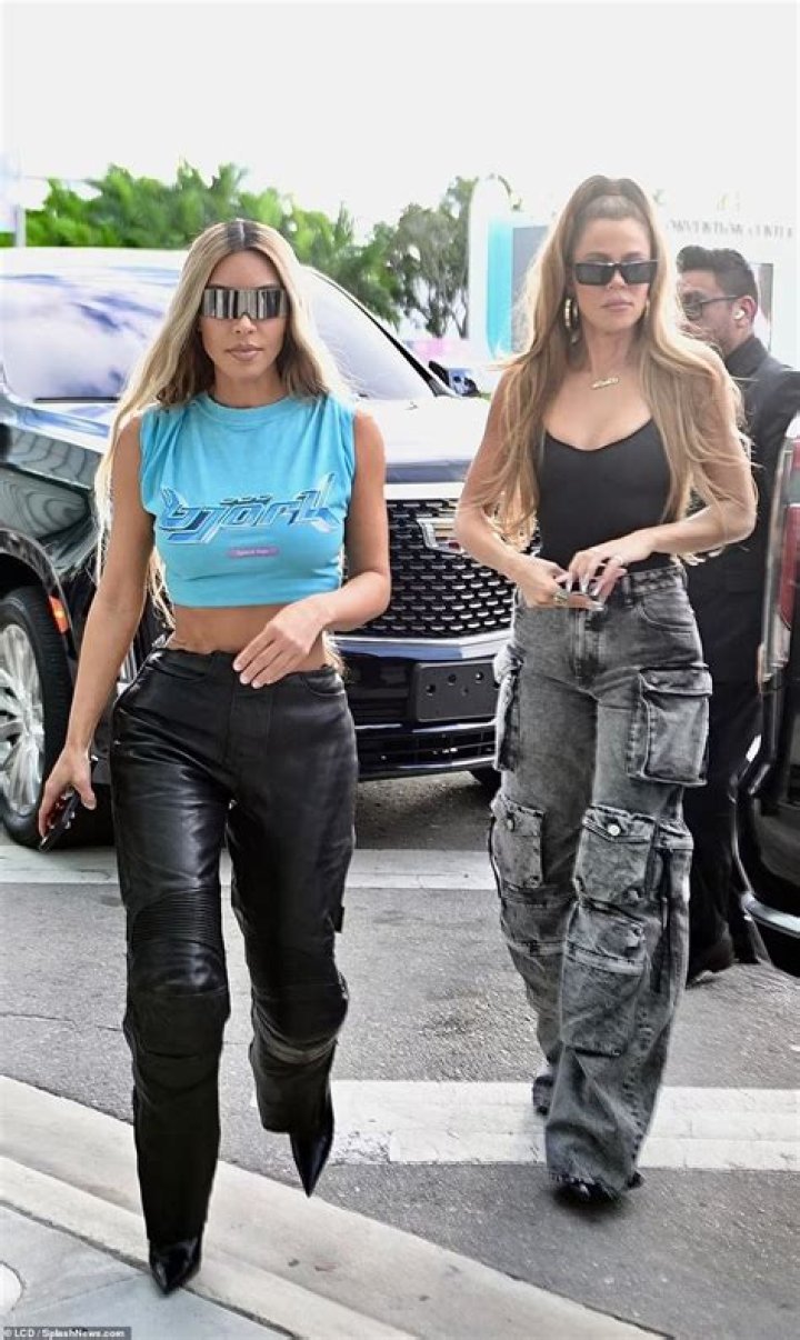 Khloe cropped Kim out of the side of the photograph her shared for the birthday tribute