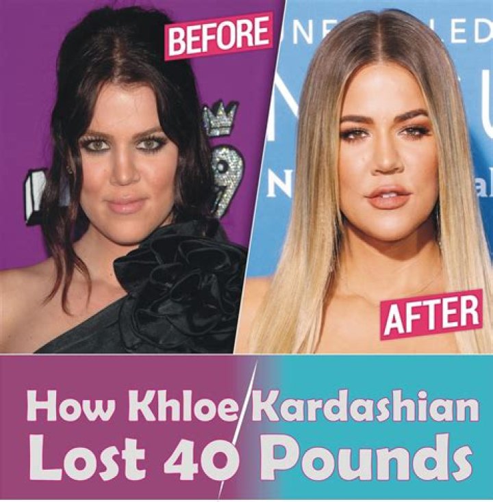 Khloe Kardashian lost four stone after giving birth to the daughter she shares with Tristan