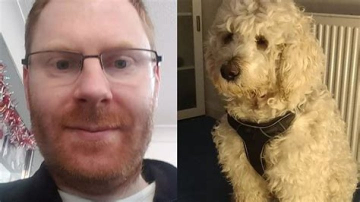 Killer who stole labradoodle as dad's body rotted at bottom of stairs is jailed