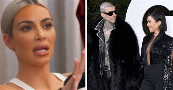 Kim also accused Kourtney of 'ditching everyone' to be with her husband, Travis Barker