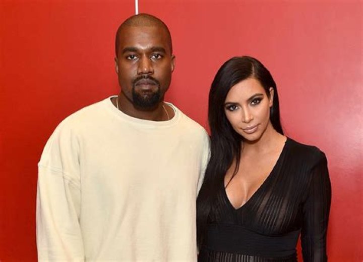 Kim and Kanye on a recent holiday with their kids