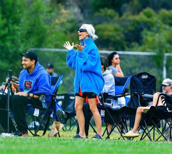 Kim Kardashian was soccer mom 'goals' on Sunday, wearing a $700 Balenciaga top to Saint's game and cheering him on
