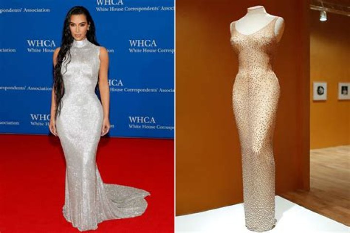 Kim Kardashian Wore a 2nd Marilyn Monroe Dress After Special Met Gala and Posed With Her Golden Globe