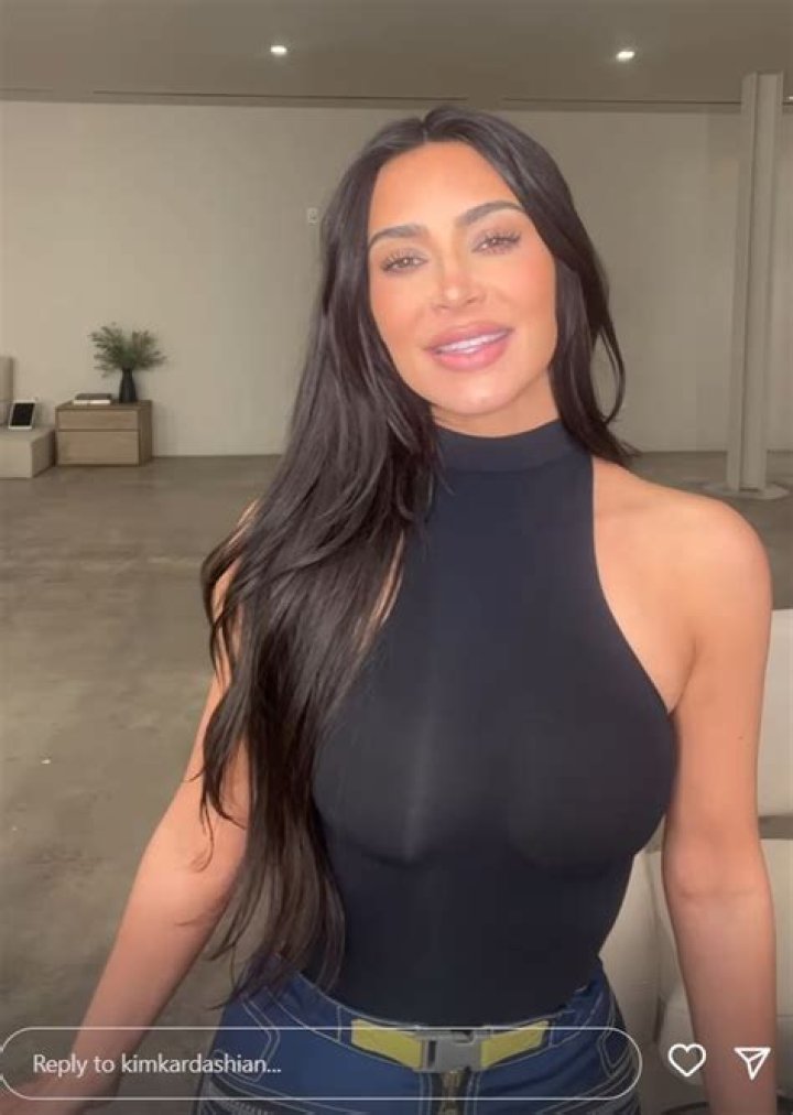 Kim showed off the website on her Instagram Story