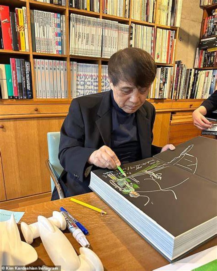 Kim with Japanese architect Tadao Ando