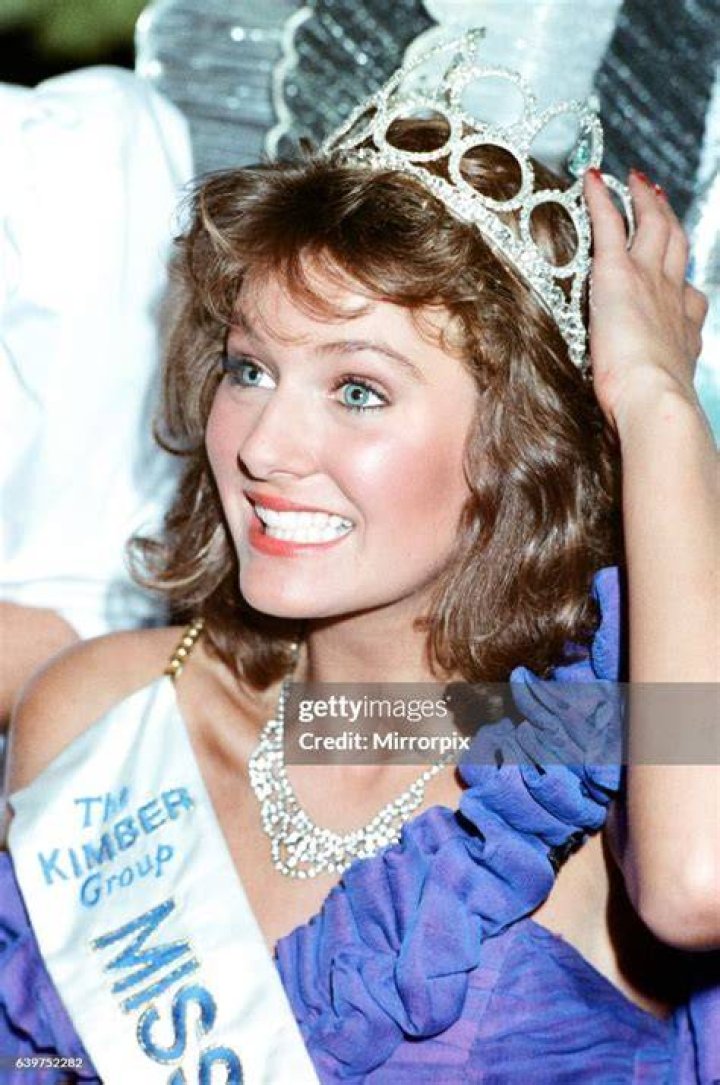  Kirsty Bertarelli was crowned Miss UK in 1988