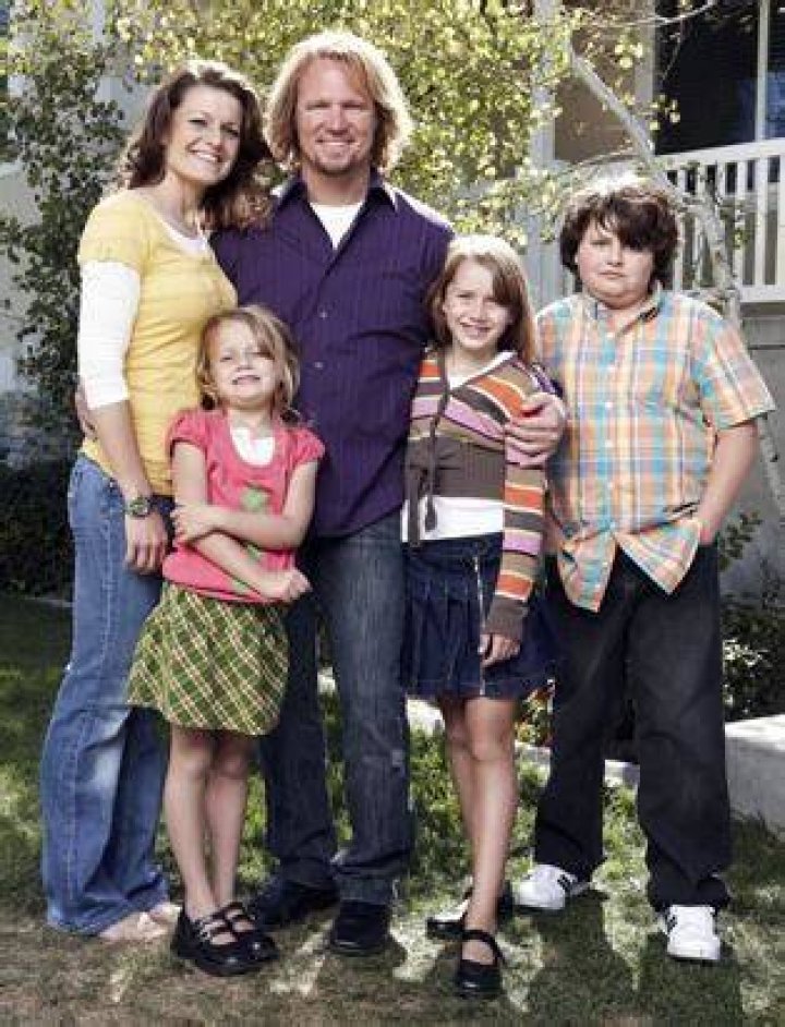 Kody pictured with his four wives during happier times
