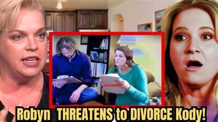  Kody threatened to divorce Robyn over the argument