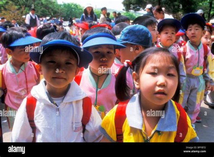  Korean children rarely miss an opportunity to try out the popular prank