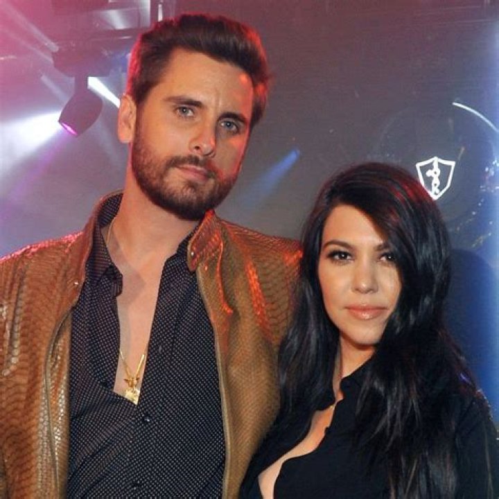 Kourtney and Scott Disick pictured with their children