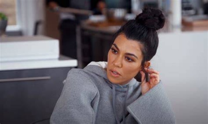  Kourtney has her own office and desk in her LA home