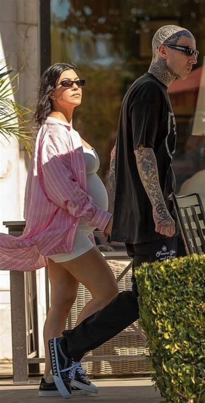 Kourtney is expecting her fourth child with her husband, Travis Barker