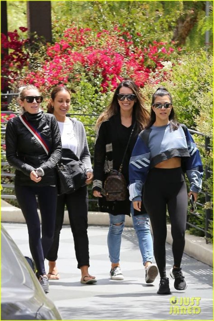 Kourtney Kardashian and girl pals
