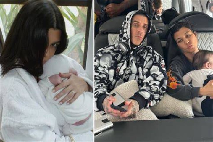 Kourtney Kardashian Gives Glimpse of Peaceful Mornings With Baby Rocky