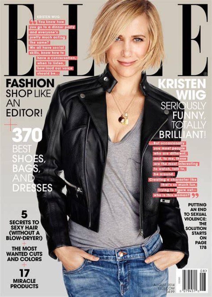 kristen wiig elle cover