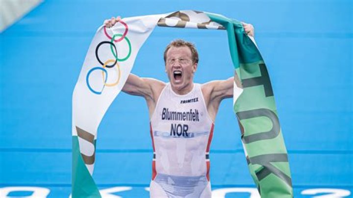 Kristian Blummenfelt won gold in the men&rsquo;s triathlon