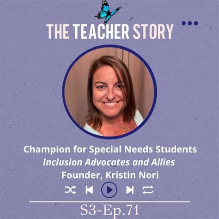 Kristin works with special needs children in a secondary school