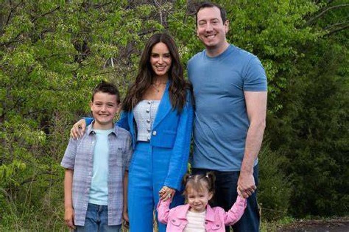 Kyle, Samantha, and their son Brexton celebrate his win in 2016