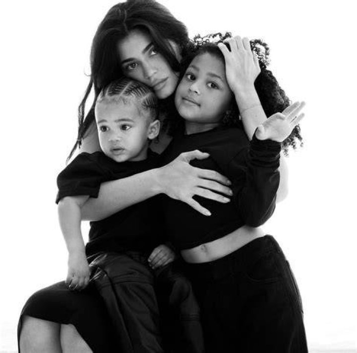 Kylie has two kids with her ex, Travis Scott (seen here with their daughter Stormi)