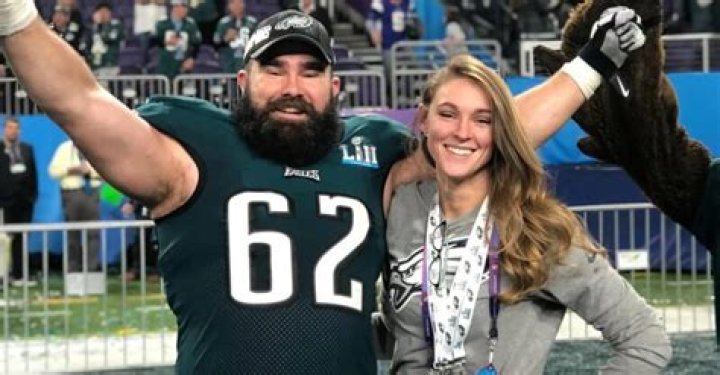 Kylie Kelce Hints She Might Be Responsible for Giving Taylor Swift Dad Scott Swift an Eagles Lanyard 2