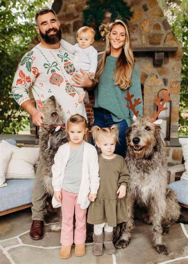 Kylie Kelce Says Christmas Is Delayed Daughters Will Watch Jason Kelce and the Eagles Play Football