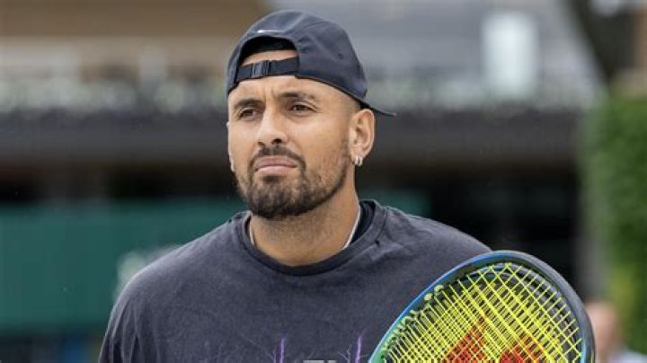 Kyrgios's girlfriend Costeen Hatzi was sat on Centre Court cheering him on