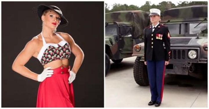 Lacey Evans served in the Marines before becoming a professional wrestler