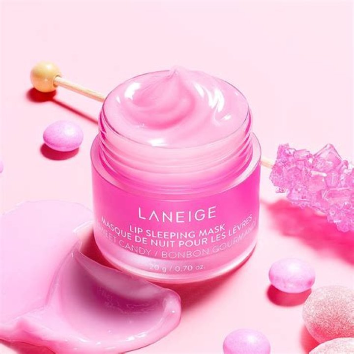 LANEIGE Lip Sleeping Mask - Sweet Candy: Nourish & Hydrate with Vitamin C, Antioxidants, 0.7 oz.