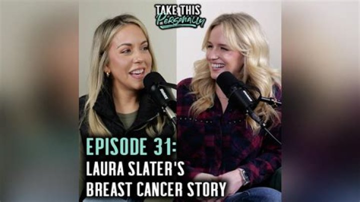 Laura celebrating after her breast reduction surgery
